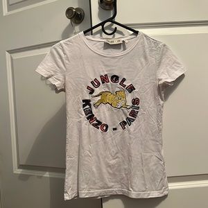 Kenzo x H&M collab white t shirt